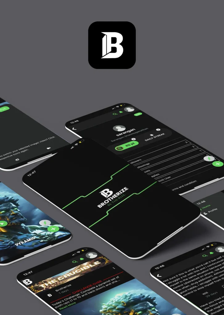 Brotherize App Mockup - Featured